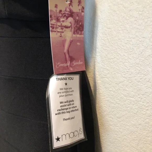 Emerald Sundae Black Banded V-Neck Evening Gown Chain Link Formal Maxi Dress - Picture 14 of 14